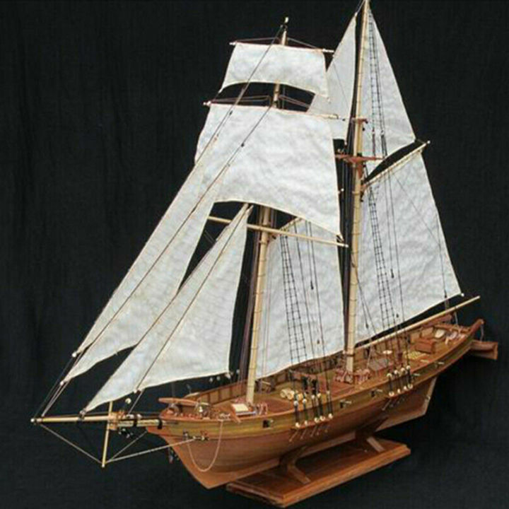 1:100%20Halcon%20Wooden%20Sailing%20Boat%20Model%20DIY%20Kit%20Ship%20Assembly%20Decoration%20Gift%20-%20Image%209