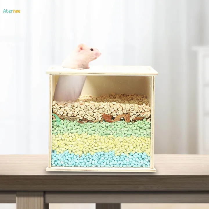 Hamster%20Digging%20Box%20Hamster%20Sand%20Bath%20Box%20Bed%20Visible%20Playing%20Hideout%20Rest%20Hutch%20Bathroom%20Sand%20Bath%20Container%20for%20Gerbils%20Chinchillas%20Mice%20,%2020cmx16cmx18cm%20-%20Image%204