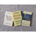 3pc books ( The Art of Thinking Clearly , Atomic Habit , The 7 habit highly effective people ) paperback. 