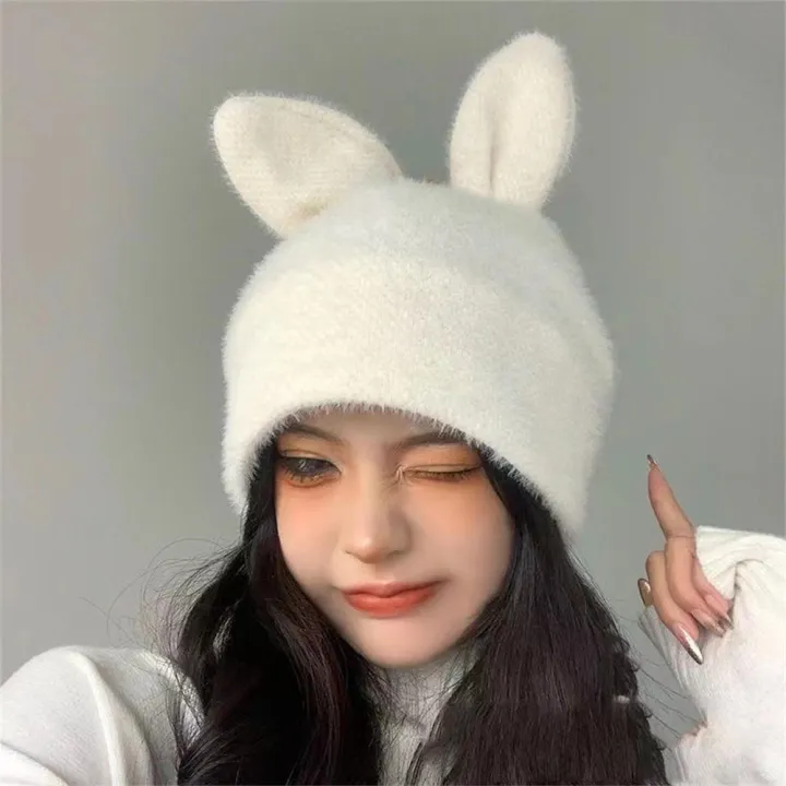 Cute%20Rabbit%20Ears%20Knitted%20Hats%20For%20Women%20Autumn%20Winter%20Warm%20Panama%20Soft%20Rabbit%20%20%20Beanie%20Cap%20Girls%20Ski%20Hat%20-%20Image%202