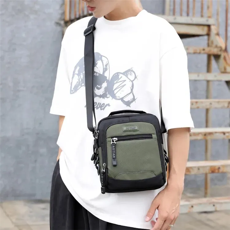 AOTIAN Brand Men s Shoulder Bag boys Crossbody Bag High Quality man Messenger Bag Nylon cellphone male Handbags Purse bolsas Daraz .bd