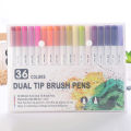 Primary School Junior High School Children Water-Based 24/36/48 Color Marker Pen Watercolor Painting Kit Prize Birthday Gift Batch. 