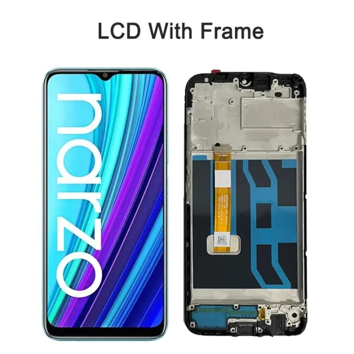 AAA+%20Quality%20For%20Oppo%20Realme%20Narzo%2030A%20Narzo30A%20RMX3171%20LCD%20Display%20Touch%20Screen%20Digitizer%20Assembly%20Replacement%20Parts%20-%20Image%203