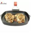 Non-Stick Square Grill Pan Wooden Handle.