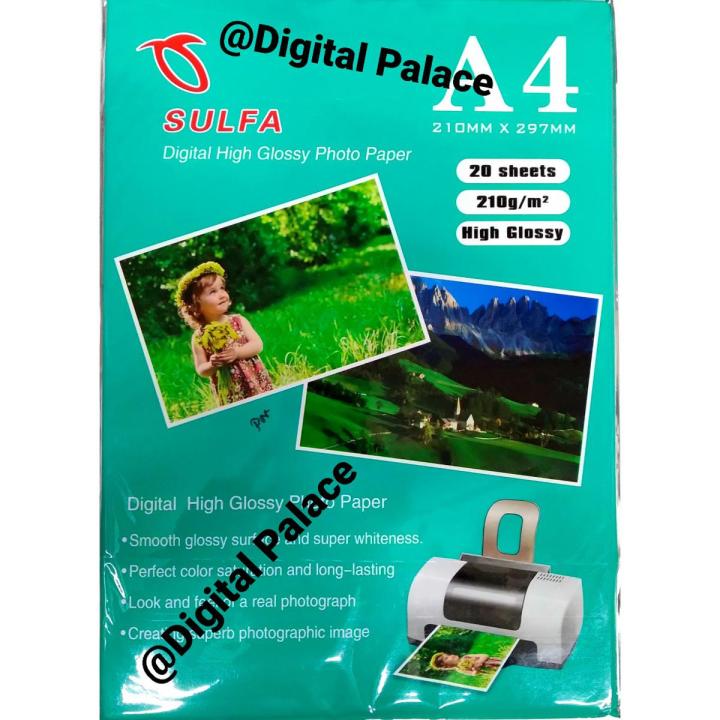 SULFA Photo Paper 210g Digital high glossy New