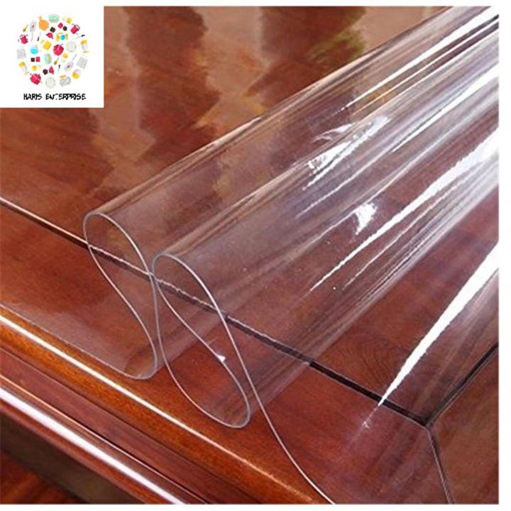 Pvc 24M Transparent Clear Dining Table Cover Mat/Cloth Waterproof Protector - Protect Your Dining Table With This Transparent Pvc Cover