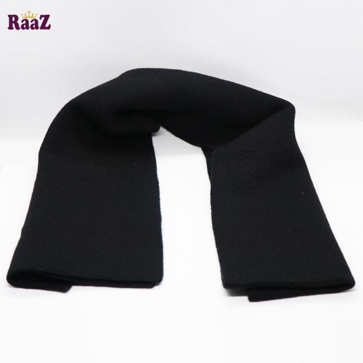 Black Woolen Soft Scarf, Muffler Stylish Fashion Scarf For Men And Women