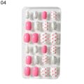 24PCS/box Children/adult Cartoon Candy Nails Full Coverage Self-adhesive Nail Polish Cute Girl Manicure Decoration CL02.