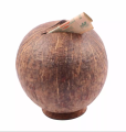 Eco Friendly Handmade Coconut Shell Made Coin Bank Money Saving Bank Coconut She'll Bank. 