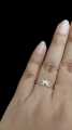 Finger Ring For women Zirconia Crystal Rings Adjustable. 
