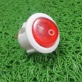 3Pcs WHITE BLACK Color 3 Pin KCD1 Rocker Switches AC 250V 10A 3Pin On Off Full Illuminated Neon RED Indicator SPST Power Switch For Auto Car Boat IPS UPS.