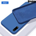 For Huawei Y9S Back Cover Fashion Racing Side Design Case Square Edge Liquid Silicone Phone Case. 