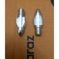 Bulet screw For Motorcycle looking glass. Silver. 