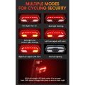 Bike Turn Signals Remote Control MTB LED Rear Light with Horn.
