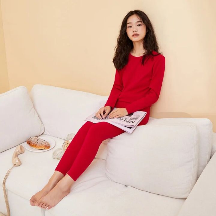 Semir%20Thermal%20Underwear%20Suit%20Men%20Autumn%20And%20Winter%20Thickened%20Brushed%20Red%20Couple%20O%20Neck%20Autumn%20Clothes%20Long%20Pants%20-%20Image%204