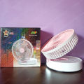 BRIGHT STAR BS-L2826 Rechargeable 1800mAh Lithium Battery Foldable Desk Fan With LED Light. 