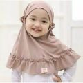 Hijab/Baby Girls Hijab/ For Baby Hijab/One To Eight Years Old Babys/Muslim Girl Fasion - Niqab. 