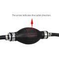 KOGEEK 8mm One-Way Valve Rubber Bulb Pump with Fuel Gas Line Tubing Hose Valve for Yacht Ship Boat Car Outboard Motor Small Engines Fuel Tank. 