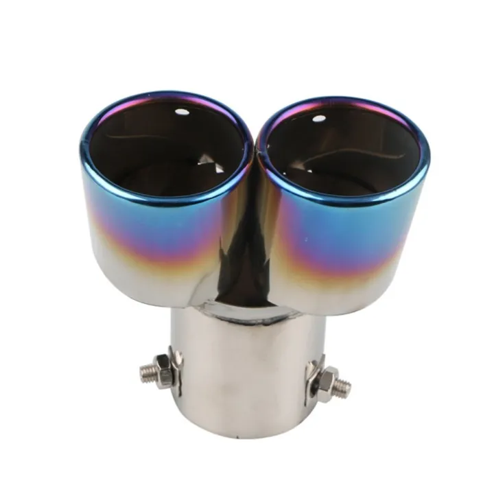 1xUniversal%20Exhaust%20Muffler%20Pipe%20End%20Stainless%20Steel%20Car%20Round%20Mouth%20Double%20Pipe%20Tail%20Pipe%20Car%20Tail%20Throat%20Exhaust%20Pipe%20-%20Image%207