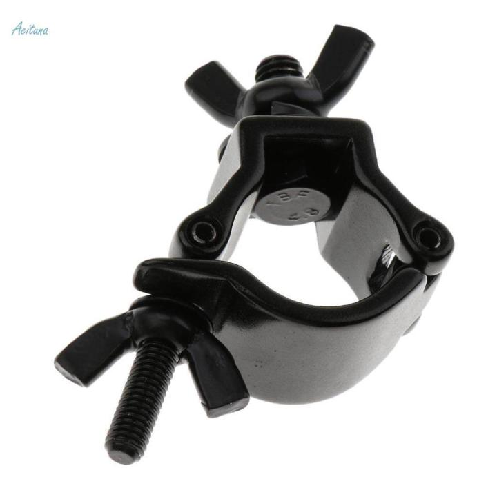 12X Alum Stage Light Truss Hook Clamp 10kg for Moving Head Light Par Light Black