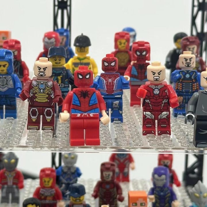 Marvel%20Avengers%20Superhero%20Action%20Figure%20Block%20Toys%20-%20Ironman%20Captain%20America%20Spiderman%20Blocks%20-%20Image%202