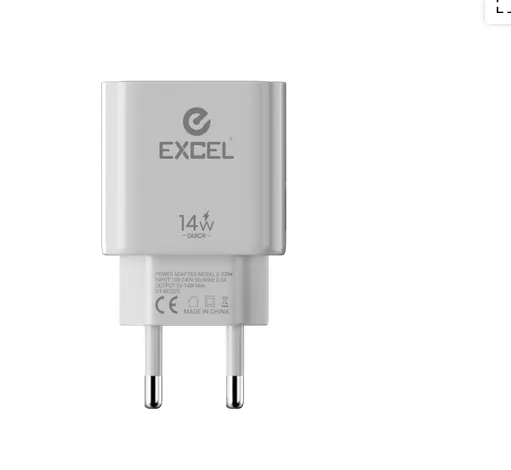 Excel%20E200+,%2014W,%202.3A%20Single%20Port%20USB%20Wall%20Charger,%20Quick%20Charging,%20Travel%20Adapter%20Fast%20Charging%20Micro%20USB%20Charging%20Cable%20for%20All%20Android%20Devices,%20tablets,%20and%20other%20devices%20-%20Image%202