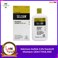 Selsun Selenium Sulfide 2.5% Dandruff Shampoo 120ml THAILAND. 