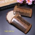 【Daily Necessities For Anyone Store】Men Use Green Sandalwood Pocket Beard & Hair Combs Handmade Natural Wood Comb Fine and Tooth. 