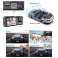 Dash Cam Front and Rear Inside 3 Cameras 1080P+720P+480p. 