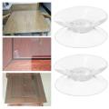 1/10Pcs 20/30/35Mm Transparent Thicken PVC Double Sided Round Vacuum Table Suction Cups/Household Lightweight Non-slip Glass Sucker Pads Without Trace. 