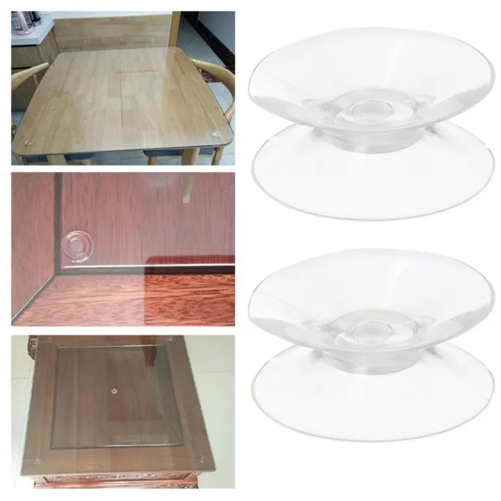 1/10Pcs%2020/30/35Mm%20Transparent%20Thicken%20PVC%20Double%20Sided%20Round%20Vacuum%20Table%20Suction%20Cups/Household%20Lightweight%20Non-slip%20Glass%20Sucker%20Pads%20Without%20Trace%20-%20Image%203