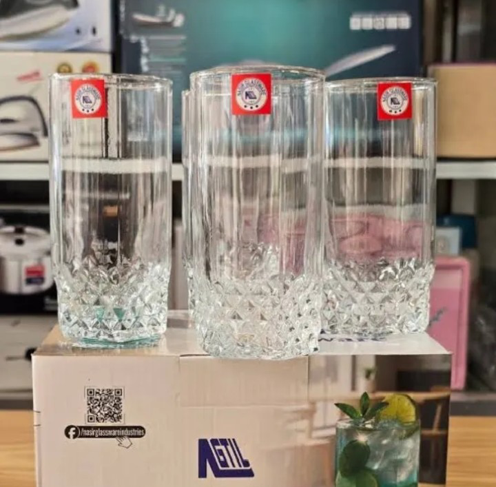 Crystal%20Clear%20transparent%20Beautiful%20unique%20design%20Water%20/Drinking%20/Coke%20/%20Sorbat/Milk/%20Lassi/%20premium%20glass%20Set%206%20Pieces%20Model%20N66T%20-%20Image%202