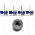 50 Anti-Tamper Meter Seal Security Utility Twist Custom Numbered Plastic Meter Seal Padlock Lock for Water Meter Electric Gas Amour zii. 