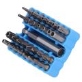 Screwdrivers Bits, 1/4in Hex Shank Various Sizes Security Screwdriver Bit for Maintenance.