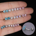 Borealis Stud Earrings Round One Pair multiple colors and style earrings Stainless steel earrings Aurora.