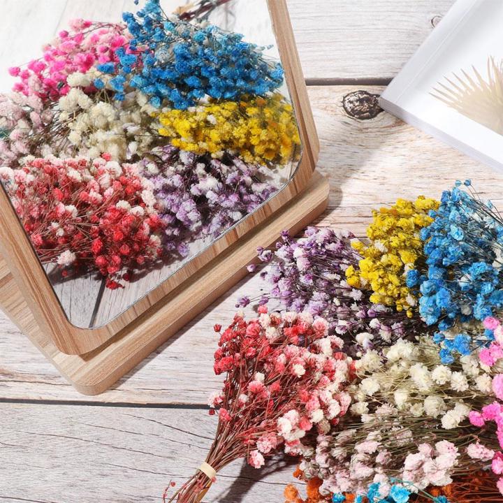 Small Natural Dried Flowers Bouquet Natural Dried Bouquets Fresh Dried Preserved Flowers Dry Flowers Press Home Wedding Decor