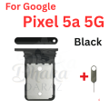 For Google Pixel 5 5G, Pixel 5A 5G Nano Sim Card Tray Holder Sim Adaptor With Free Sim Ejector Pin Replacement Part.