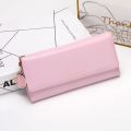 New Fashion Women Wallets Brand Letter Long Tri-fold Wallet Purse Fresh Leather Female Clutch Card Holder Cartera Mujer. 