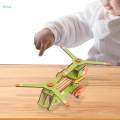 DIY 3D Wooden Puzzle Jigsaw Puzzles Unfinished Aircraft Puzzle Assembly Airplane Model Building Airplane Model for Kids Teens Adults. 