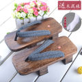 New High-Heeled Wooden Sandals Authentic Japanese-Style ToastingcosMen's and Women's Two-Tooth Clogs Clog. 
