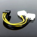 8Pin Male To Dual 4Pin Female Video Card Power Cord 8 Pin PCI Express To Dual 4 Pin Molex Graphics Card Power Cable. 
