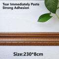 2.3M 3D Foam Wall Pasted Self-adhesive Waterproof Waist Line Skirting Wall Pasted Living Room Background Wall Decoration.