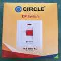 Circle DP 45A Switch With Neon Socket Geyser/Water Heater Switch Electrical Wall Power with Indicator with 3 years warranty. 
