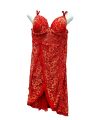 Women's Sexy Lace Net Nighty Nightgown Sleepwear Underwear Chemise. 