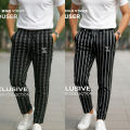 SMUG Premium Stripe Trouser Combo - 2 pcs - Bold Stripe and Box Stripe Combo. 