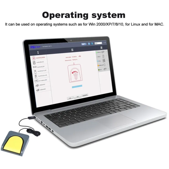 PCsensor%20USB%20Single%20Foot%20Switch%20Control%20One%20Key%20Customized%20Computer%20Keyboard%20Action%20Pedal%20Grey%20with%20Yellow%20-%20Image%205