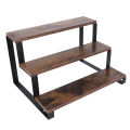 Display Riser Stand 3 Tier Wood Perfume Organizer Stand Display Rack Wide for Bathroom. 