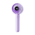 Turbo Handheld Fan with Smart Digital Display USB Rechargeable-Essential for Outdoor Activities Perfect Gift Choice.