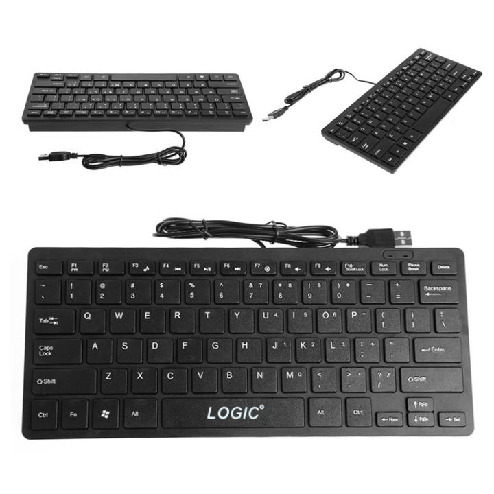 Keyboard%20%7C%20Laptop%20Desktop%20Computer%20And%20Android%20Mobile%20Mini%20Keyboard%20Logic%20Lg-101%20Mini%20Usb%20Wired%20Keyboard%20-%20Black%20-%20Compact%20And%20Functional%20Mini%20Keyboard%20For%20Various%20Devices%20-%20Image%203