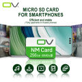 OV Original Nano Memory Micro SD Card 64GB 128GB 256GB High Speed 90Mb/s NM Ncards for HUAWEI Mobile Phone Mate Honor P Series. 